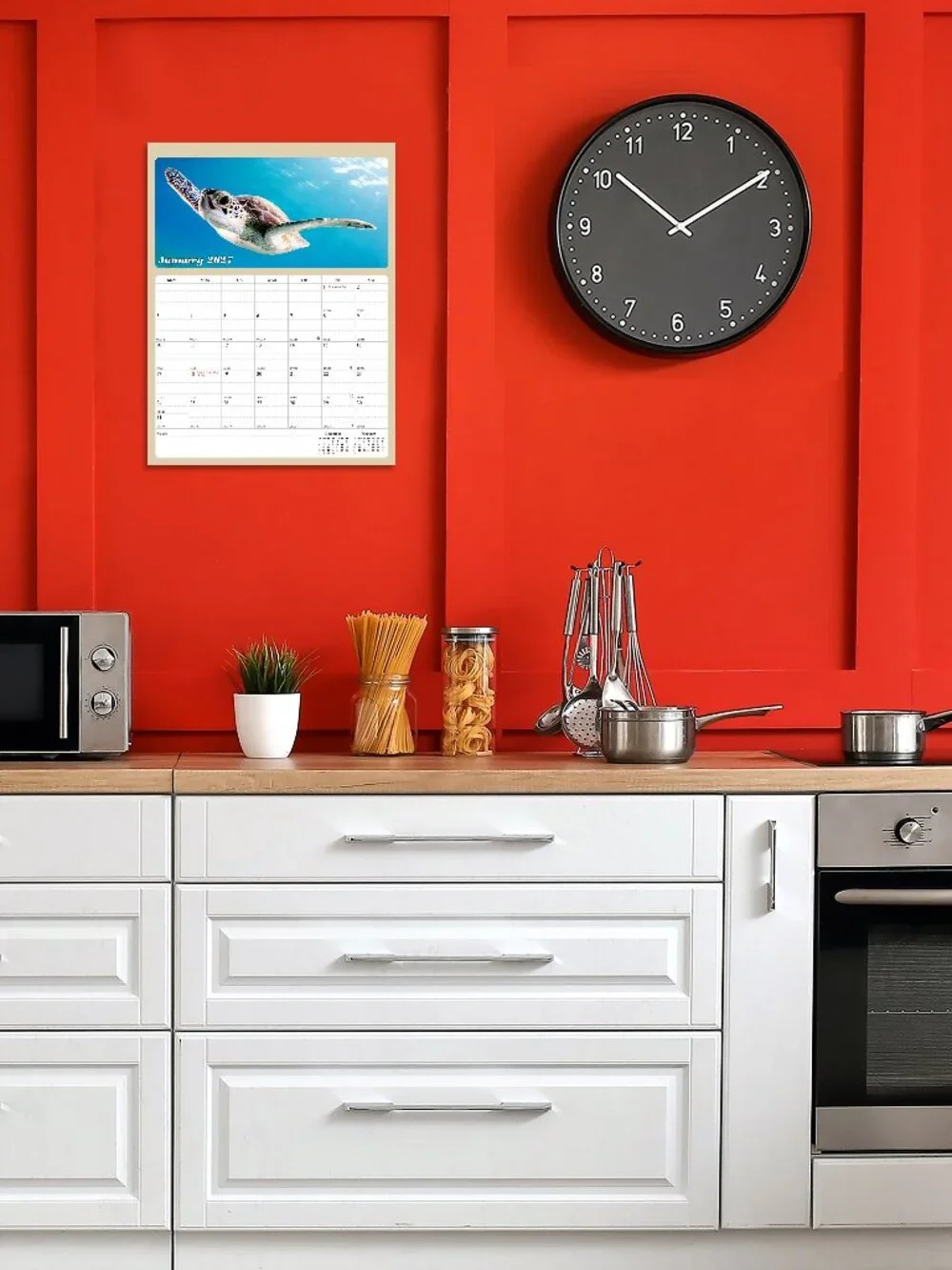 2027 Calendar Magnetic Peel & Stick 12 Months 8.5